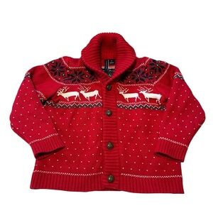 LIKE NEW - Toddler Boys Janie and Jack Knit Cardigan - Size 2T